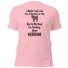 Load image into Gallery viewer, I'm Thinking About Cattle Herding T-Shirts - Light