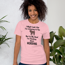 Load image into Gallery viewer, I'm Thinking About Cattle Herding T-Shirts - Light