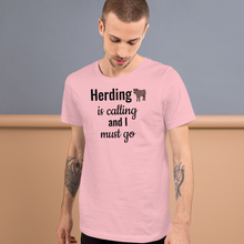 Load image into Gallery viewer, Cattle Herding is Calling T-Shirts - Light