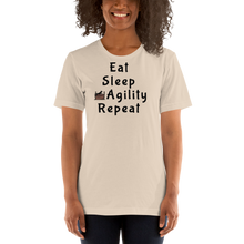 Load image into Gallery viewer, Eat Sleep Agility Repeat with Jump T-Shirt - Light