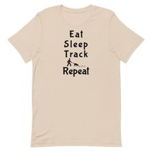 Load image into Gallery viewer, Eat Sleep Track Repeat T-Shirts - Light