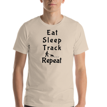 Load image into Gallery viewer, Eat Sleep Track Repeat T-Shirts - Light
