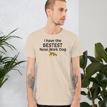 Load image into Gallery viewer, Bestest Nose Work Dog T-Shirts - Light