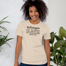 Load image into Gallery viewer, Dog Rally "Ralliologist" T-Shirts - Light