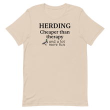 Load image into Gallery viewer, Duck Herding Cheaper than Therapy T-Shirts - Light