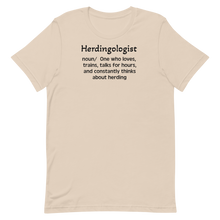 Load image into Gallery viewer, Dog Herding "Herdingologist" T-Shirt - Light