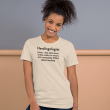 Load image into Gallery viewer, Dog Herding "Herdingologist" T-Shirt - Light