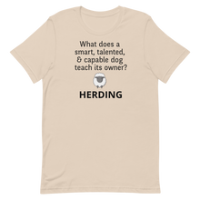 Load image into Gallery viewer, Dog Teaches Sheep Herding T-Shirt - Light