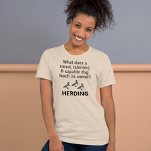 Load image into Gallery viewer, Dog Teaches Duck Herding T-Shirt - Light