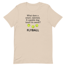 Load image into Gallery viewer, Dog Teaches Flyball T-Shirt - Light