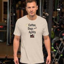 Load image into Gallery viewer, Coffee, Dogs, & Agility T-Shirts - Light