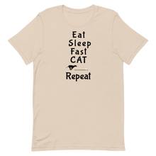 Load image into Gallery viewer, Eat, Sleep, Fast CAT, Repeat T-Shirts - Light