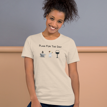 Load image into Gallery viewer, Russell Terrier Plan for the Day T-Shirts - Light
