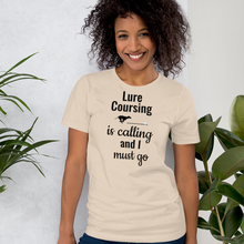 Load image into Gallery viewer, Lure Coursing is Calling T-Shirts - Light