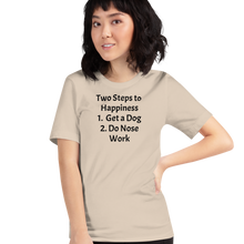 Load image into Gallery viewer, 2 Steps to Happiness - Nose Work T-Shirts - Light