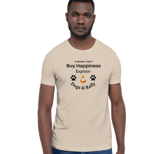 Load image into Gallery viewer, Buy Happiness w/ Dogs & Rally T-Shirts - Light