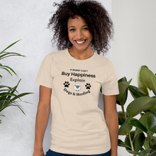 Load image into Gallery viewer, Buy Happiness w/ Dogs & Sheep Herding T-Shirts - Light