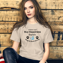 Load image into Gallery viewer, Buy Happiness w/ Dogs &amp; Dock Diving T-Shirts - Light
