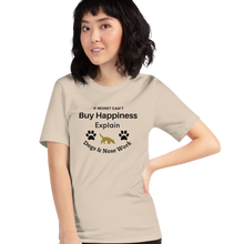 Load image into Gallery viewer, Buy Happiness w/ Dogs & Nose Work T-Shirts - Light