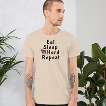 Load image into Gallery viewer, Eat, Sleep, Cattle Herd, Repeat T-Shirts - Light