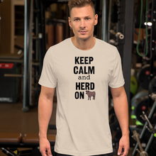 Load image into Gallery viewer, Keep Calm and Cattle Herd On T-Shirts - Light