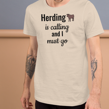 Load image into Gallery viewer, Cattle Herding is Calling T-Shirts - Light