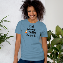 Load image into Gallery viewer, Eat Sleep Rally Repeat T-Shirts - Light