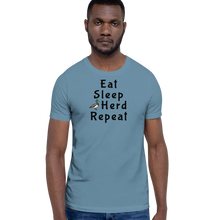 Load image into Gallery viewer, Eat Sleep Duck Herd Repeat T-Shirts - Light