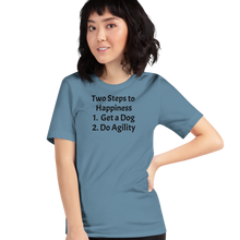 Load image into Gallery viewer, 2 Steps to Happiness - Agility T-Shirts - Light