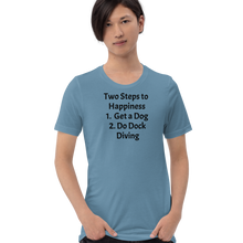 Load image into Gallery viewer, 2 Steps to Happiness - Dock Diving T-Shirts - Light