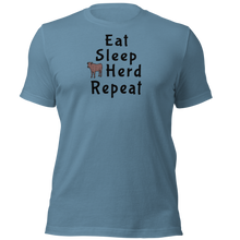 Load image into Gallery viewer, Eat, Sleep, Cattle Herd, Repeat T-Shirts - Light