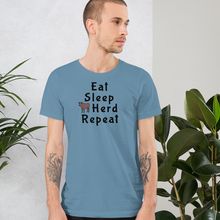 Load image into Gallery viewer, Eat, Sleep, Cattle Herd, Repeat T-Shirts - Light