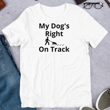 Load image into Gallery viewer, Right on Track T-Shirts - Light