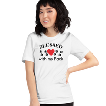 Load image into Gallery viewer, Blessed with my Pack T-Shirts - Light