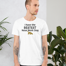 Load image into Gallery viewer, Bestest Nose Work Dog T-Shirts - Light