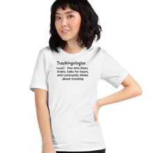 Load image into Gallery viewer, Dog Tracking "Trackingologist" T-Shirts - Light