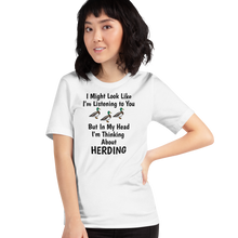 Load image into Gallery viewer, I'm Thinking About Duck Herding T-Shirts - Light