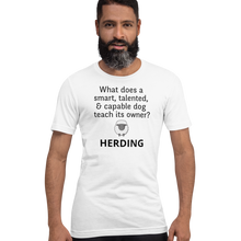 Load image into Gallery viewer, Dog Teaches Sheep Herding T-Shirt - Light