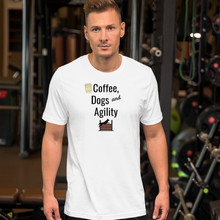 Load image into Gallery viewer, Coffee, Dogs, & Agility T-Shirts - Light