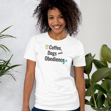 Load image into Gallery viewer, Coffee, Dogs & Obedience T-Shirts - Light