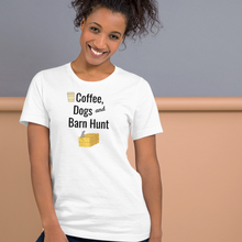 Load image into Gallery viewer, Coffee, Dogs & Barn Hunt T-Shirts - Light