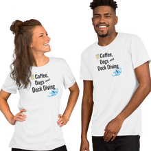 Load image into Gallery viewer, Coffee, Dogs & Dock Diving T-Shirts - Light