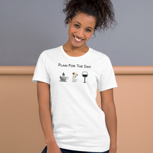 Load image into Gallery viewer, Russell Terrier Plan for the Day T-Shirts - Light