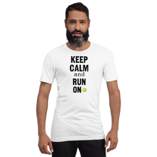 Load image into Gallery viewer, Keep Calm & Run On Flyball with Tennis Ball T-Shirts - Light