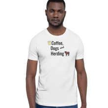 Load image into Gallery viewer, Coffee, Dogs, & Cattle Herding T-Shirts - Light