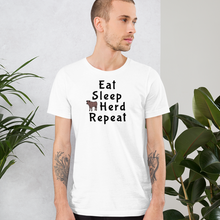 Load image into Gallery viewer, Eat, Sleep, Cattle Herd, Repeat T-Shirts - Light