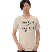Load image into Gallery viewer, Just Run &amp; Have Fun Lure Coursing T-Shirts - Light
