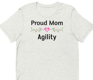 Proud Agility Mom T-Shirts - Light