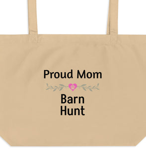 Proud Barn Hunt Mom X-Large Tote/ Shopping Bags