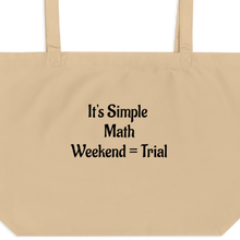 Load image into Gallery viewer, It&#39;s Simple Math Trial X-Large Tote Bags
